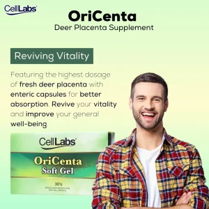 CellLabs® OriCenta - 2,000mg Deer Placenta Supplement