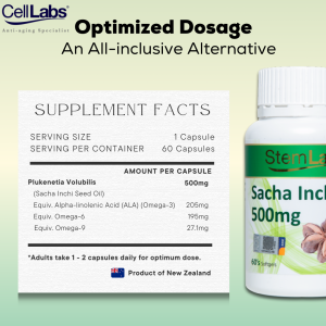 StemLabs® Sacha Inchi Oil - Omega 3, 6, 9 Supplement