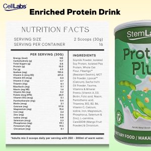 StemLabs® Protein Plus - Enriched Protein Powder